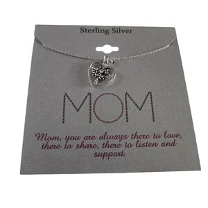 Sterling Silver Heart Pendant Necklace